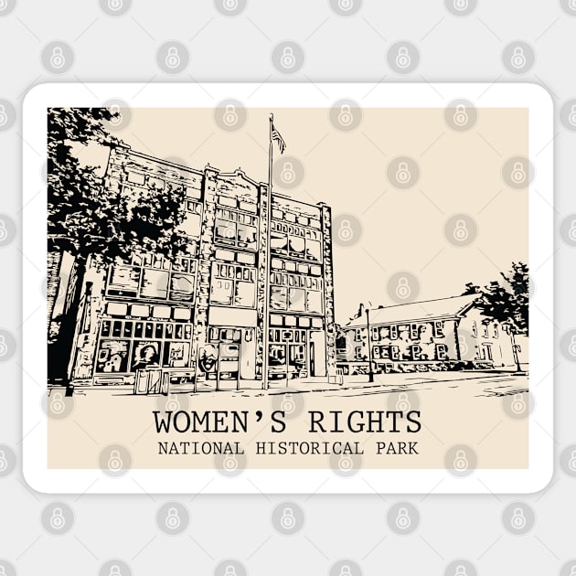 Women's Rights National Historical Park Sticker by Lakeric